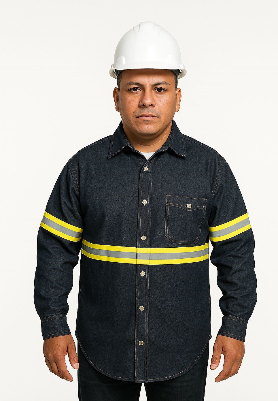 Camisola De Mezclilla Con Reflejante