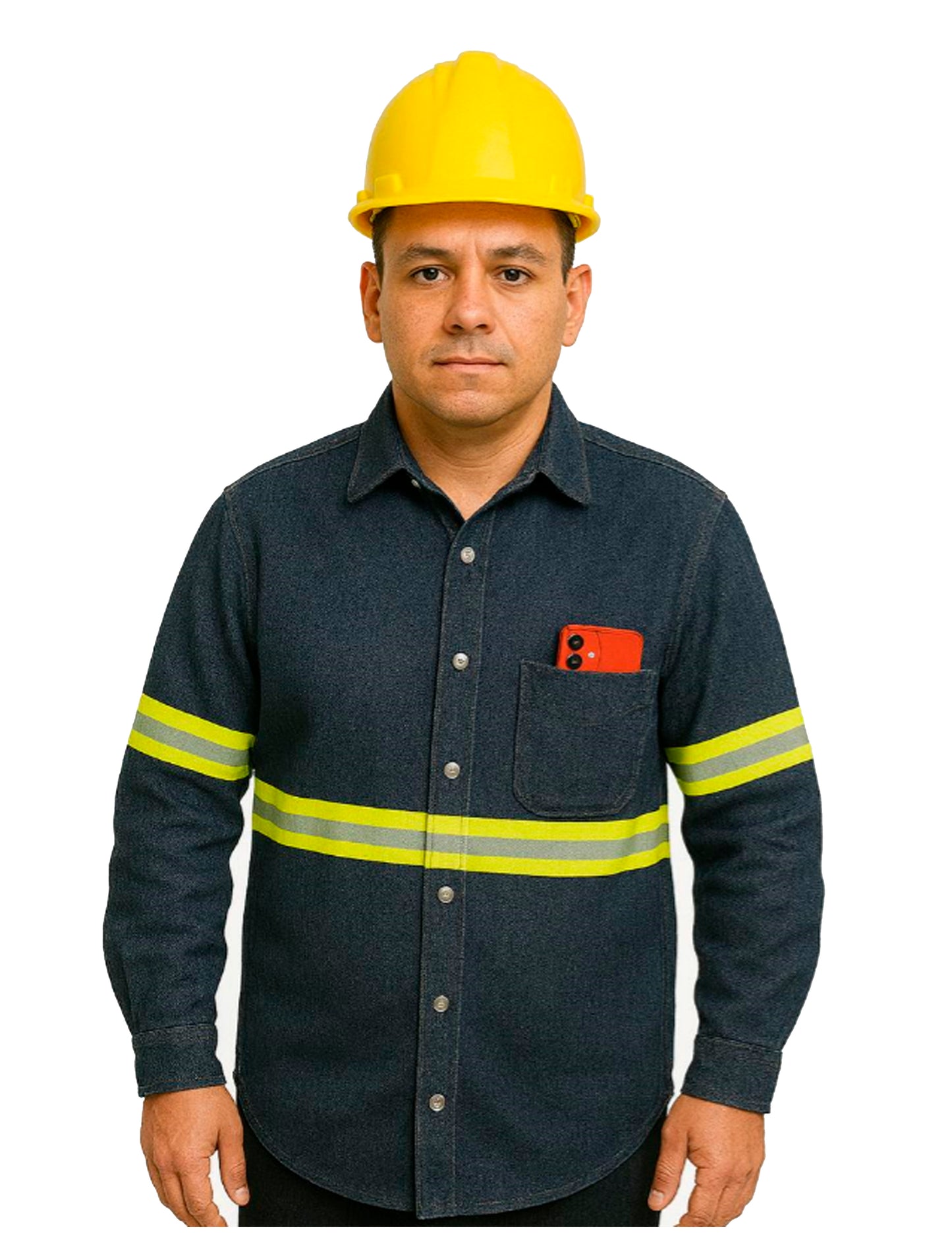 Camisola De Mezclilla Con Reflejante