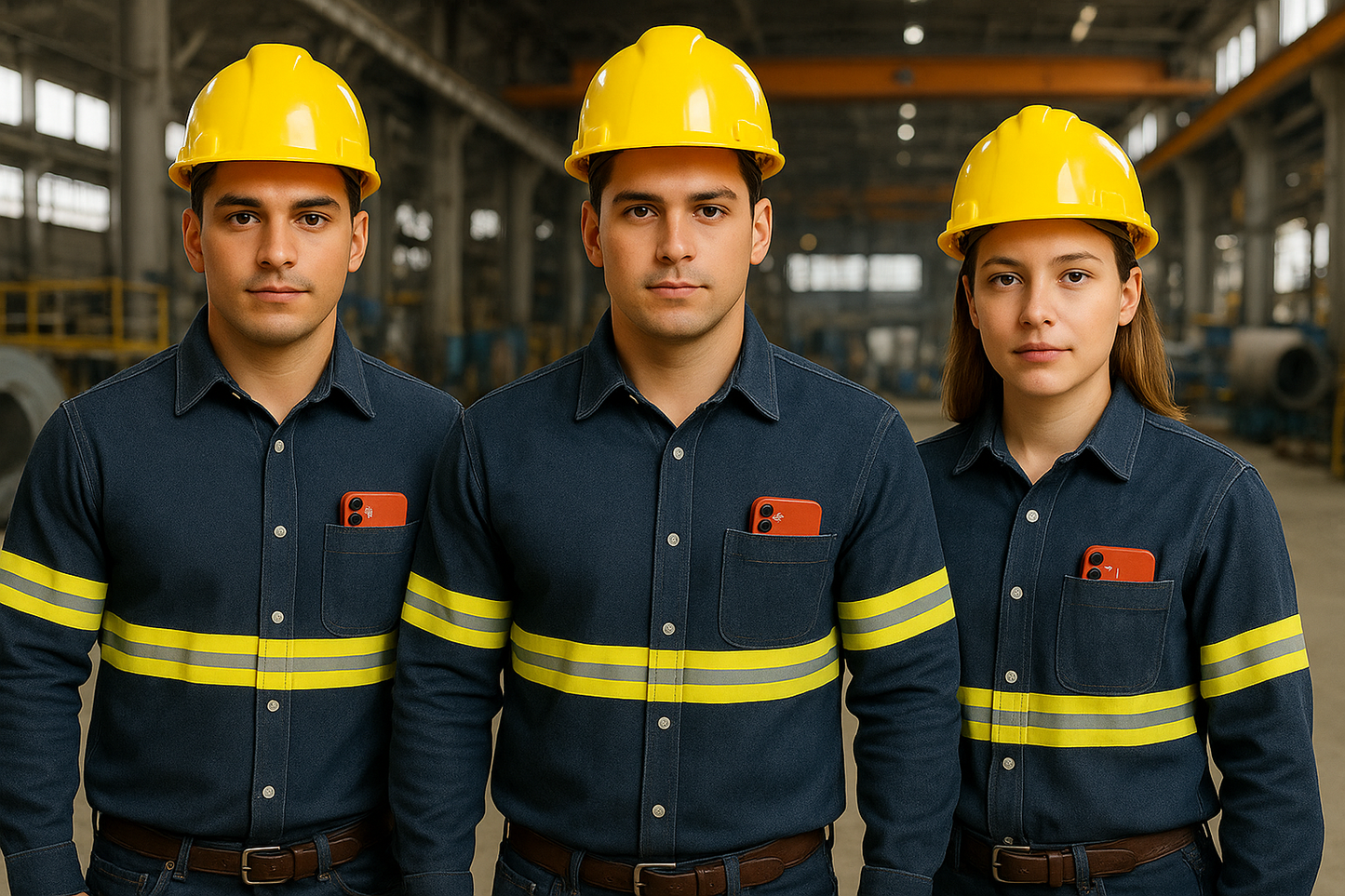 Camisola De Mezclilla Con Reflejante