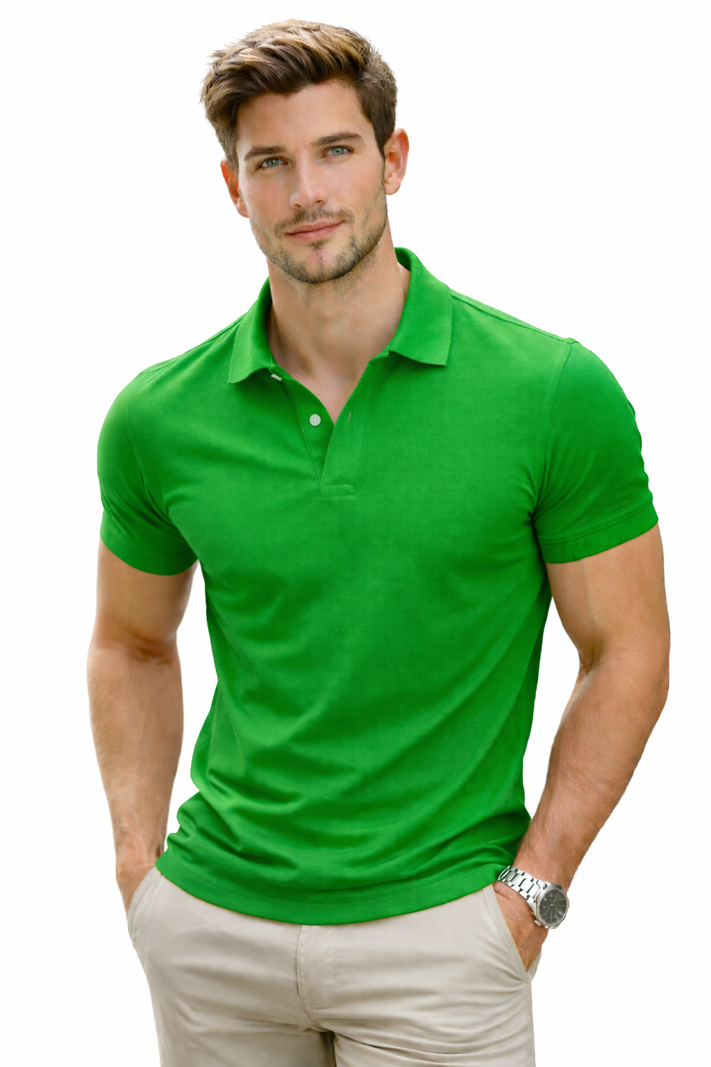 Playera tipo polo hombre
